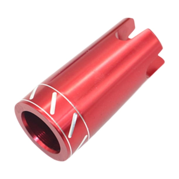 Tapa del extremo de la caña de pescar,Tapa de culata de caña de pescar Cardán decorativo,Reemplazo de aparejos de pesca Gimbals DIY Rod,Piezas de caña de pescar Tapa trasera de la caña Rojo