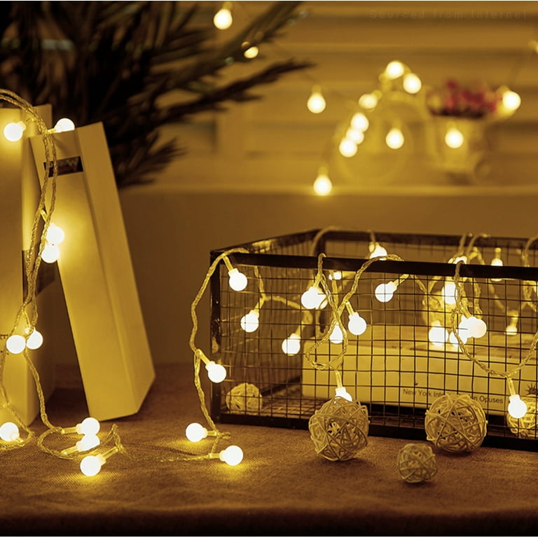 Torchstar led globe string lights waterproof outdoor string lights extendable christmas lights for party deals