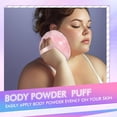 thumbnail image 6 of WSYUB Extra-Large Body Powder Puff - 6 Inch Ultra Soft Fluffy Velour Powder Puff, Pink, 6 of 7