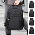 thumbnail image 1 of Bandolera de gran capacidad para bolso de hombro de tela de hombre | Bolsa casual de moda de alta gama para organizaciones de negocios y viajes | Multicompartimento 47x32x14cm Negro Rojo Verde Azul, 1 of 8