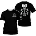 thumbnail image 4 of Personalized EMT Shirt, EMS Shirt, Customized EMS Shirts,EMT Paramedic Uniform Emergency Medical Technician Shirts (Grey, L), 4 of 8
