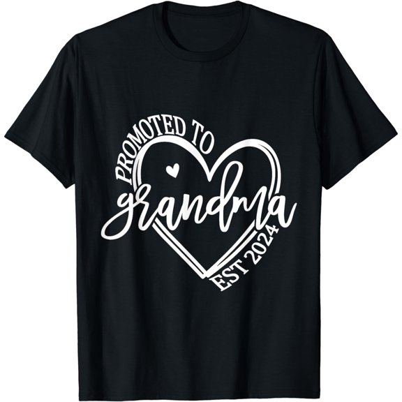 Soon to Be Grandma 2024, Promoted to Grandmother Est 2024 T-Shirt