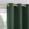 thumbnail image 2 of Sun Zero Nolan 1-Piece Energy Saving Blackout Grommet Curtain Panel, 40"X63", Evergreen, 2 of 9