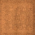 thumbnail image 1 of Ahgly Company Indoor Square Oriental Orange Traditional Area Rugs, 6' Square, 1 of 4