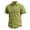 Army Green, variant on Beach Shirts for Men Summer Casual Button Down Lapel Shirt Solid Color Short Sleeve Loose Fit Collared T-Shirts Fashion Clothes Army Green L