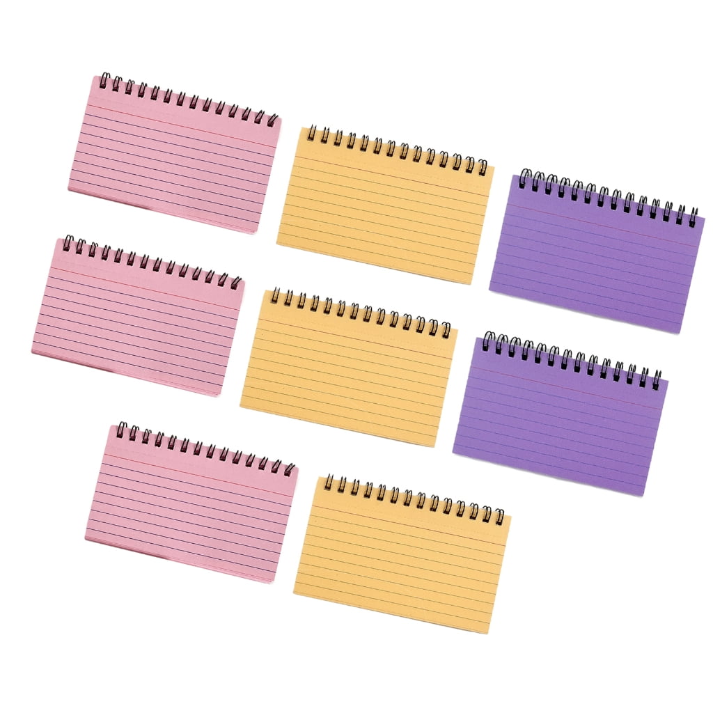 8Pcs Coil-binding Notepads Small Notebook Colorful Notepads Lined Notepads 5x3''