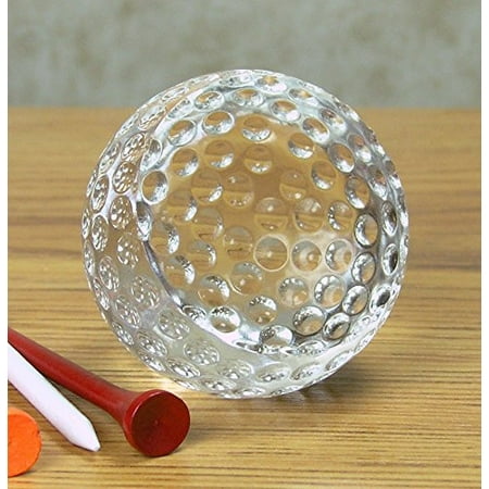 - Glass Golf Ball Paperweight - Can Be Engraved (Engraving Not Provided By Seller)