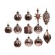 thumbnail image 1 of Adornos colgantes para árbol de Navidad, adornos decorativos colgantes, colgantes con dijes de regalo Oro rosa, 1 of 9