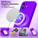 thumbnail image 2 of Funda de Silicona Premium, compatible con MagSafe, a Prueba de Golpes, para iPhone 17 6.3", Morado Neón, 2 of 7