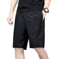 thumbnail image 4 of IROINNID Men's Summer Oversize Lightweight Stretch Casual Workout Bermuda Shorts, 4 of 5