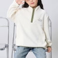 thumbnail image 6 of eczipvz Baby Winter Coat Baby Unisex Jacket Lightweight Zip Up Sweatshirt Hooded Coat Or Vest Kids White,5-6 Years, 6 of 9