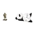 thumbnail image 1 of Escultura de Panda Caballero Europeo, Adorno de Escritorio, Estatua Creativa, Figura Decorativa, Reloj de Pared Moderno y Lindo, Práctico y Resistente, 1 of 8