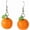 Orange, variant on Lemon Fruit Earrings Cute Lifelike Lemon Strawberry Dangle Drop Earrings Funny Yellow, Style B5706