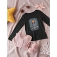 thumbnail image 3 of Little Girl With Stars Long Sleeve Toddler -Image by Shutterstock,  4 Toddler, 3 of 4