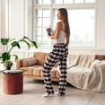thumbnail image 4 of NORTY Women's Flannel Pajama Pants for Sleep & Lounge Cozy Comfort, 4 of 9
