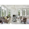 thumbnail image 2 of Cavoli 9 lights brass chandelier, 2 of 5