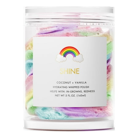 Rainbow Beauty Shine Shave Body Polish Scrub 5oz