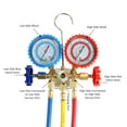 thumbnail image 6 of Cheers.US AC Manifold Gauge Set for Air Conditioner Maintenance, 3 Way Automotive AC Gauge Set with Antishock Gauges Hoses Couplers & Adapter, 6 of 7