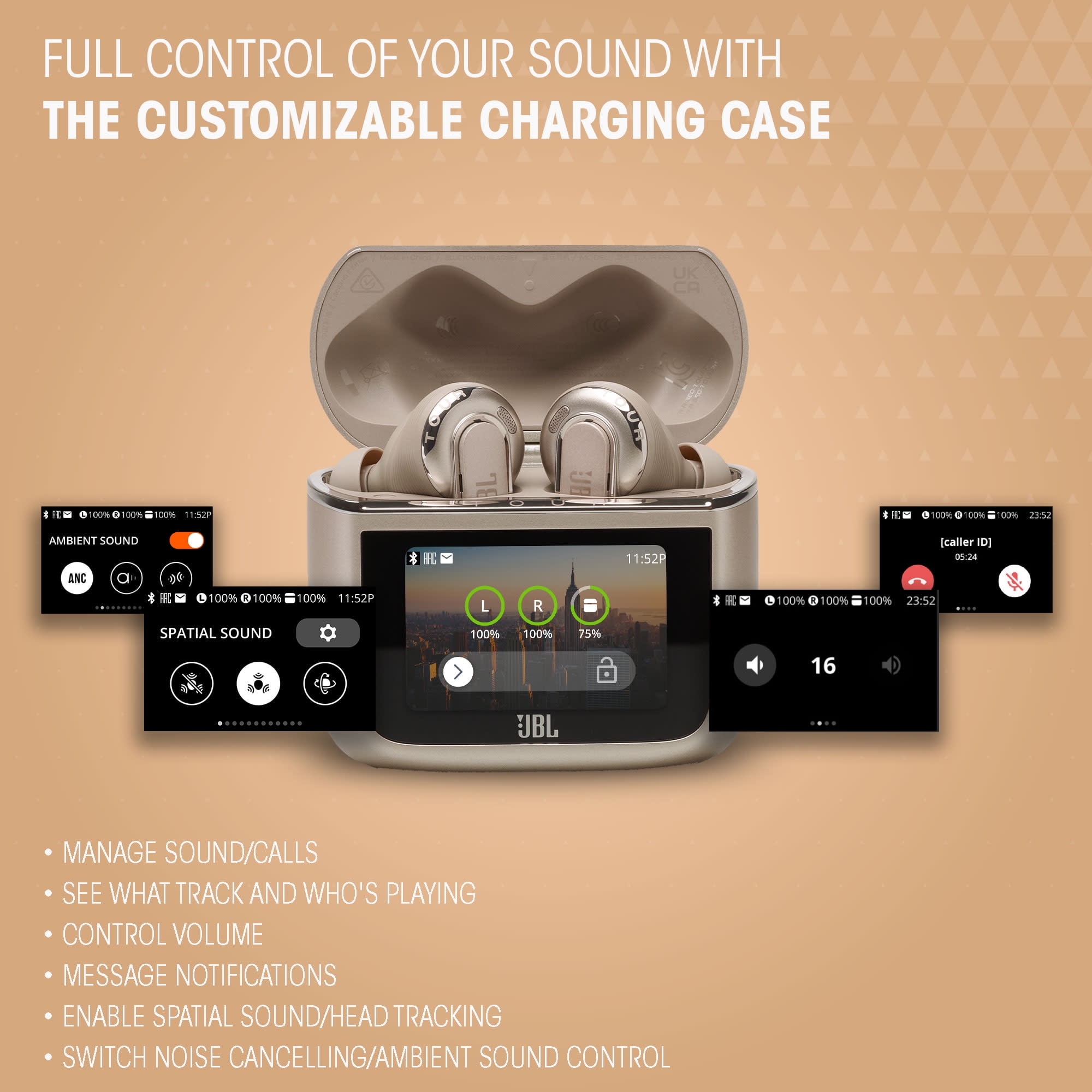 JBL Tour Pro 3 - True Wireless Noise Cancelling earbuds with JBL Tour Pro 3 - True Wireless Noise Cancelling earbuds with