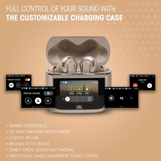 JBL Tour Pro 3 Latte - In-ear headphones for electronics - Walmart