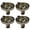 Black, variant on TOP-MAX 4PCS Steampunk Style Metal Door Knob Zinc Alloy Handles for Drawers Doors Cupboards (Brushed Nickel)