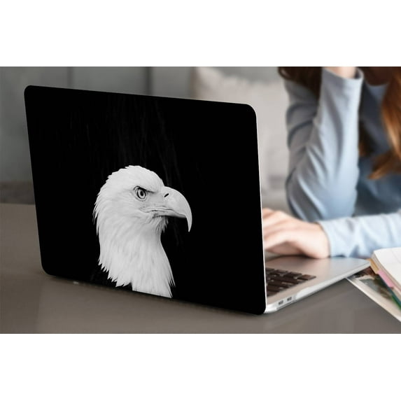 KSK KAISHEK Plastic Protective Case Hard Cover Compatible with 2022/2021/2020/2019/2018 Rel. MacBook Air 13 inchs Touch ID + Black Keyboard Cover Model: A2337 m1/A2179/A1932 Feather Series 0390