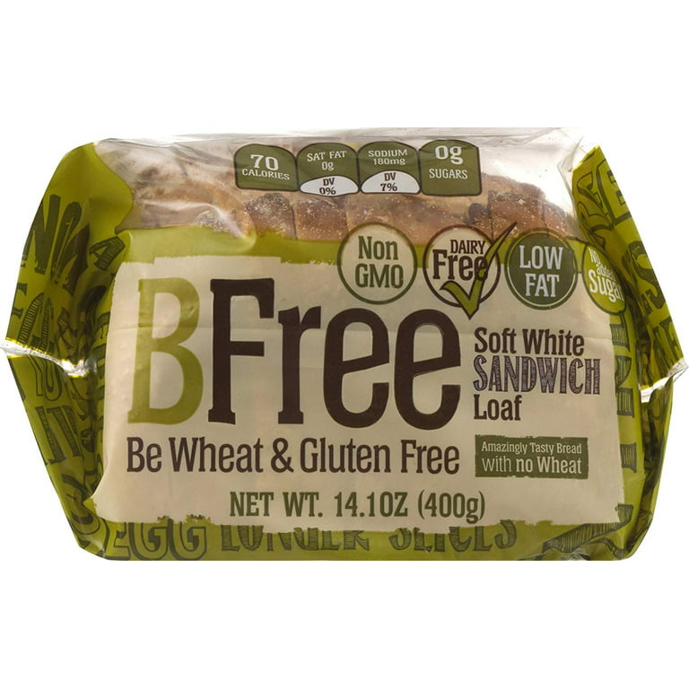 BFree Gluten Free Sandwich Bread, Soft White, 14.11 Ounce (Pack of 3) 