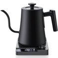 thumbnail image 1 of Gooseneck Electric Kettle with &plusmn;1℉ Precision Temperature Control for Pour Over Coffee & Tea, Rapid Boil, 304 Stainless Steel, Built-in B, 1 of 6