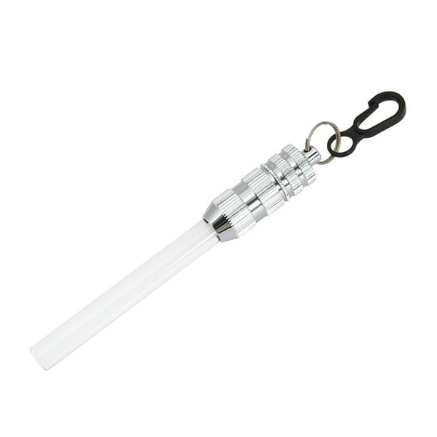 Eigraketly Antorcha de buceo de plástico, gran sellado, luz de señal de buceo, artesanía, accesorios para exteriores, lámpara de advertencia, equipo Deportes acuáticos Blanco/Intermitente Eigraketly OD028403-04