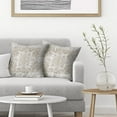 thumbnail image 3 of Boho Pillow Covers 18x18, Brown Beige Ethnic Design Outdoor Decorative Throw Pillows for Couch, Carpet Pattern Decor Cushion Cover 2 Pcs Farmhouse Linen Pillowcase for Bed Car Safa, 3 of 7