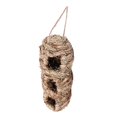 thumbnail image 1 of de Pájaros Colgantes Tejidos Paja Casa de Incubación Cría Césped Cueva B Decoración De Jardinería kusrkot Nido de pájaro de paja tejido a mano, 1 of 8