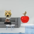 thumbnail image 2 of Escultura de mesa,Escultura de cabeza de tigre,estatua moderna de mesa,Figura decorativa de cabeza de animal de resina para escritorio,Estatua,Estatua de fruta artificial Escultura Artesanías, 2 of 8