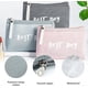 thumbnail image 4 of 3Pcs Makeup Bag, Cosmetic Bags Waterproof Travel Portable Makeup Pouch Toiletry Storage Organiser, 4 of 5