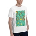 thumbnail image 2 of Bingfone Funny Animals In Jungle Men'S Loose Fit Short-Sleeve Pocket T-Shirt, 2 of 7