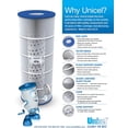 thumbnail image 5 of Unicel C-7468 115 Square Foot Media Replacement Pool Filter Cartridge with 175 Pleats, Compatible with Jandy, 5 of 5