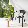 thumbnail image 3 of Gaildon Pack Medium Brown Rattan Indoor-Outdoor Restaurant Stack Chair | Versatile and Stylish Seating, 3 of 7