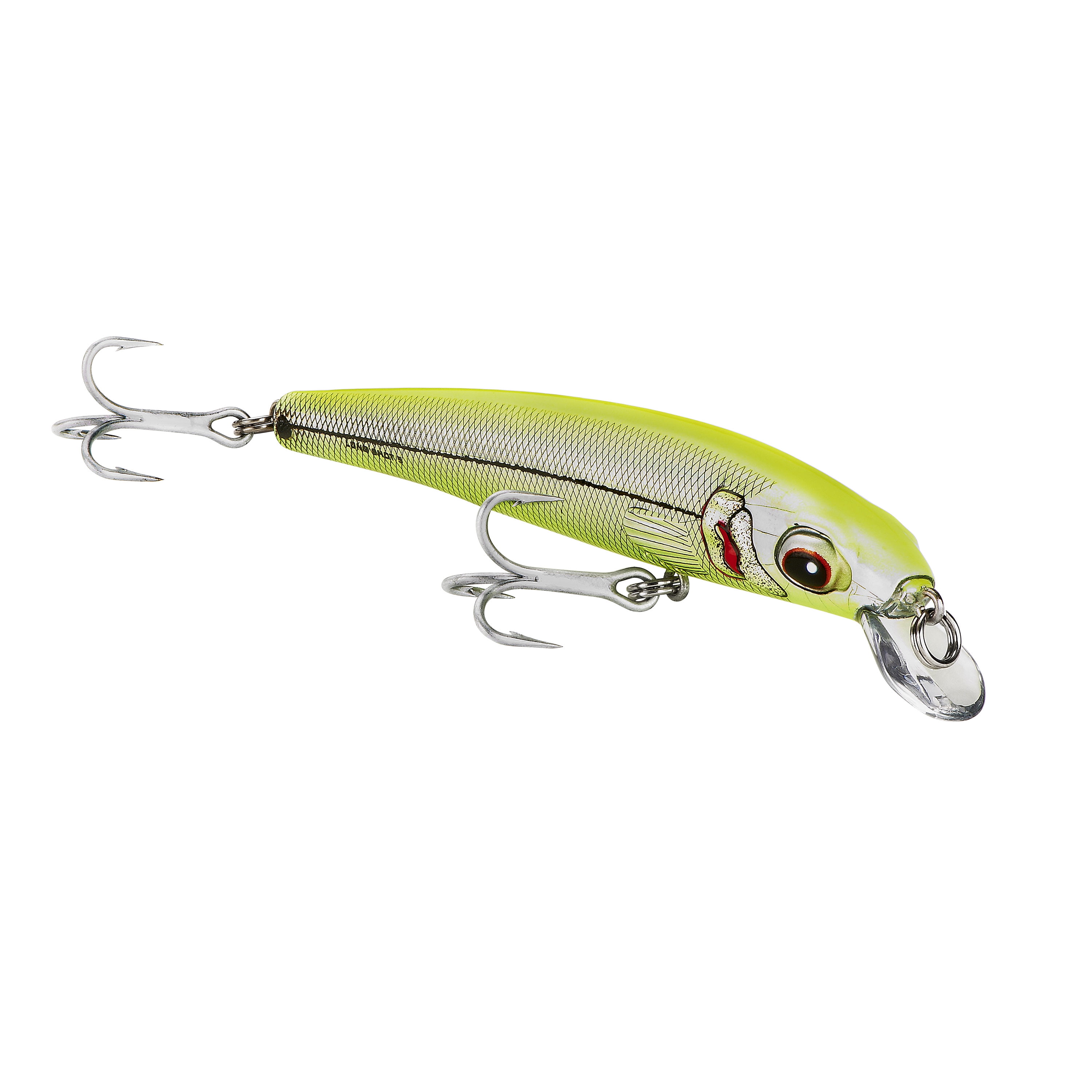 Bomber Long Shot Minnow Crankbait 5" Chartreuse Herring 3/4 oz.
