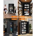 thumbnail image 7 of 72" H Metal Storage Cabinet with Wheels, Garage Storage Cabinet with Adjustable Shelves and Lockable Doors for Garage Home Office Utility Room, 7 of 7