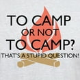 thumbnail image 3 of CafePress - To Camp Or Not To Camp T Shirt - Men's Classic Graphic T-Shirt, 3 of 4
