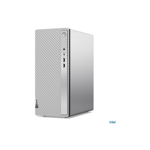 Lenovo IdeaCentre 14IRR9 90X1 - Tower Core i5 i5-14400 / up to 4.7 GHz - RAM 16 GB - SSD 512 GB - NVMe - DVD-Writer - UHD Graphics 730 - Gigabit Ethernet, IEEE 802.11ax (Wi-Fi 6E), Bluetooth 5.3 - Win 11 Home - monitor: none - keyboard: English - cloud gray