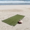 thumbnail image 4 of Silky Soft Bamboo Oversized Beach Towel Bath Sheet - Extra Plush – Extra Strong Blend – Sand Tan - 1 Unit, 4 of 6