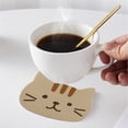 thumbnail image 2 of Feltree Cute PVC Non-slip Mat Bowl Mat Tea Heat Insulation Mat Placemat Heat-insulating Mat Table Mat High Temperature Mat Absorbent Mat, 2 of 8