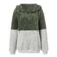 thumbnail image 3 of 2026 ! asdoklhq Womens Plus Size Tops,Women Hooded Sweatshirt Winter Warm Pocket Pullover Blouse Shirts, 3 of 6