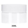 thumbnail image 3 of YUANOU 30ml / 40ml / 50ml / 60ml / 80ml Pot en Plastique Transparent avec Couvercles Remplissables Pot de Récipients Cosmétiques Vides pour le Stockage de Voyage Maquillage, Ombre à Paupières, Poudre, Bijoux (Blanc) 50ml, 3 of 7