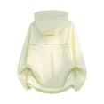 thumbnail image 4 of Men's Lightweight Breathable Vented Back Sun Protection Shirts Hooded Windbreaker Shell Jacket Zip Pockets for Hiking Running Training Outdoor Travel, Yellow, XXL, 4 of 8