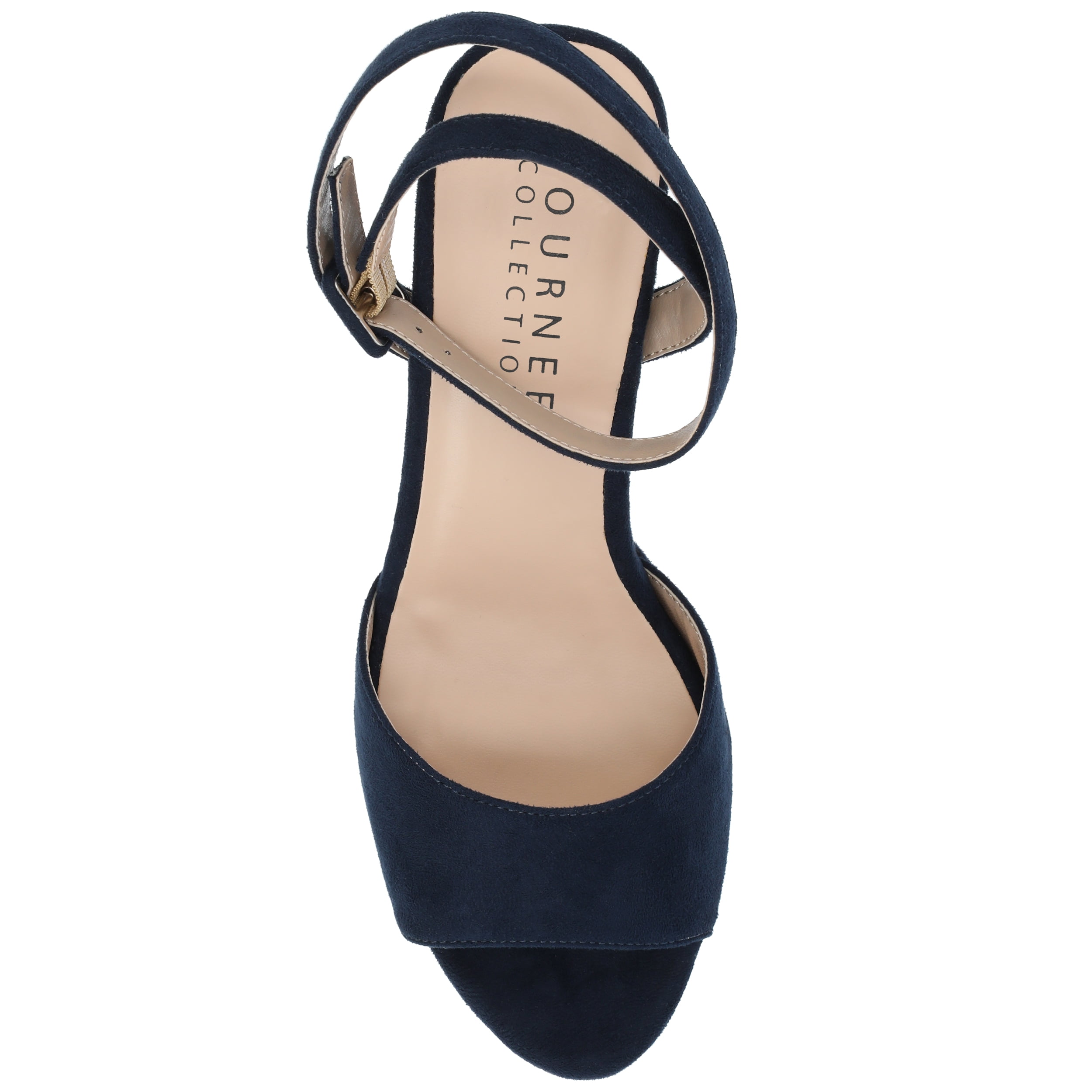 Journee Womens Nairri Vegan Leather Platform Heel Dress Sandals, Widths Available