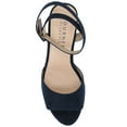 thumbnail image 5 of Journee Womens Nairri Vegan Leather Platform Heel Dress Sandals, Widths Available, 5 of 10