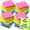 24PC Sticky Notes 1200Sheets, variant on JILhome 24 Pads Sticky Notes, 3"x3" Multicolor Note Pads, Self-Stick Pads, Easy to Post for Home, Office, Notebook, 50 Sheets/Pad Total 1200 Sheets