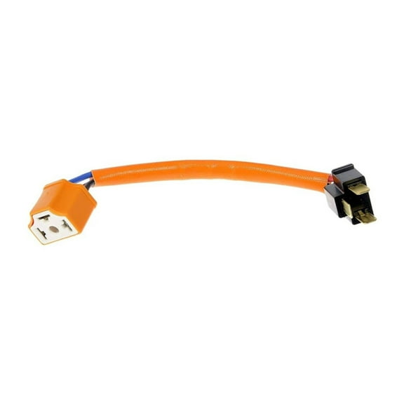 KarParts360 For Honda Prelude 1990 1991 Pigtail Connector | Brass Terminal Material | White, Black, Orange | Male Female Connector Gender | H4 Tri-Blade Connector Shape