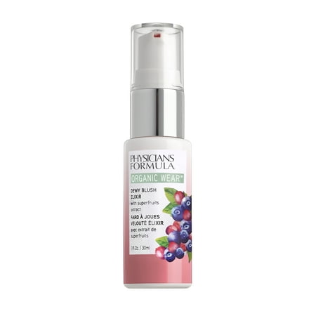 Physicians Formula Organic Wear Dewy Blush Elixir, Pink Berry